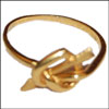 Valentine Gold Ring Cupids  Arrow - Click here to View more details about this Product